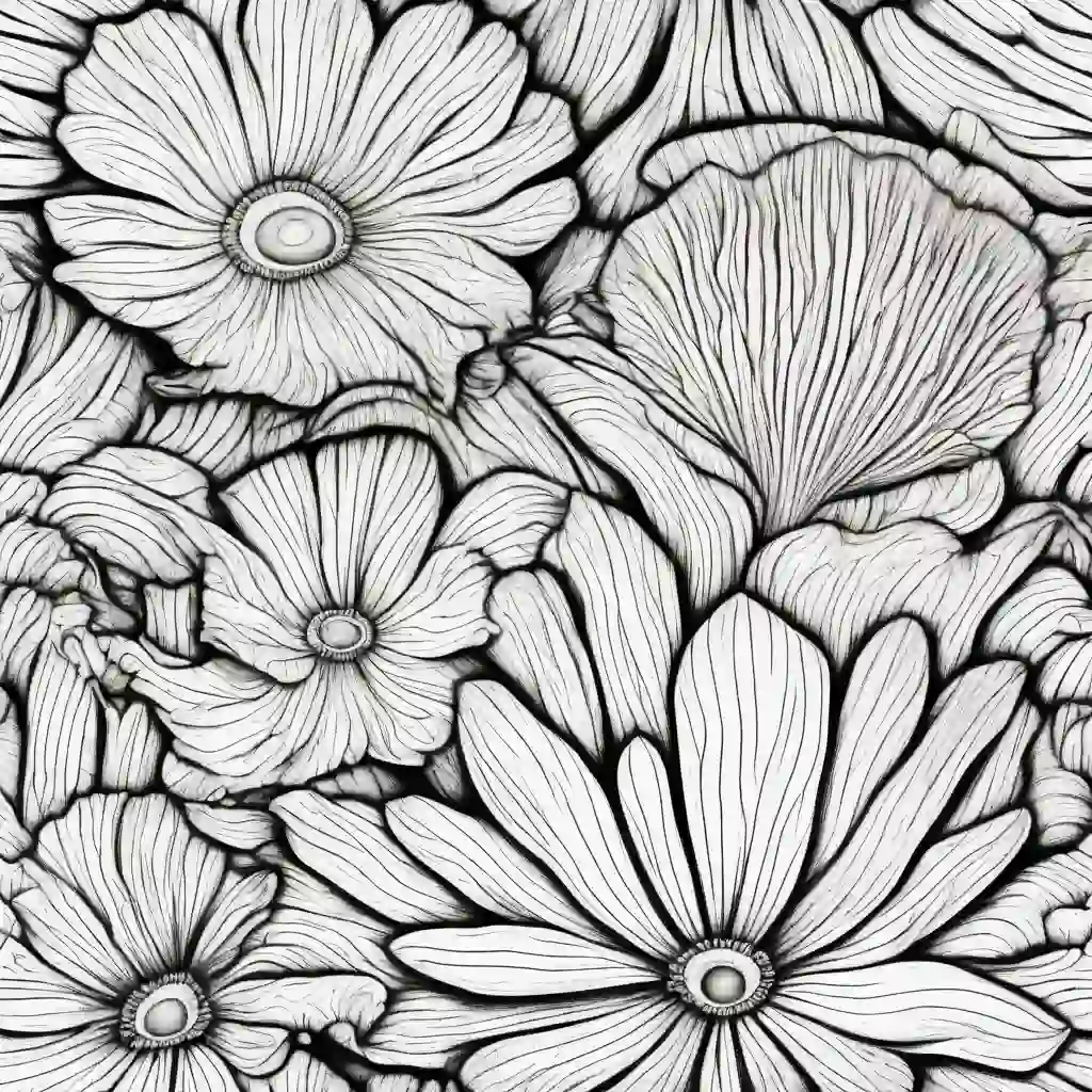Sea anemones coloring pages